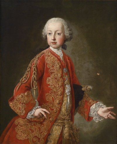 Bildnis Kaiser Joseph II. als jugendlicher Erzherzog von Workshop of Martin van Meytens